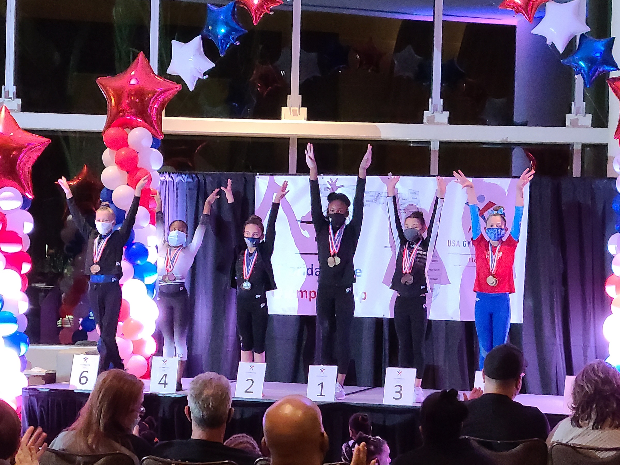 Rachel Shines wins 2021 Florida State Gymnastics Championship Level 8, G3 small
